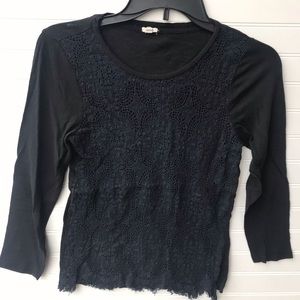 JCrew Lace Chest Top